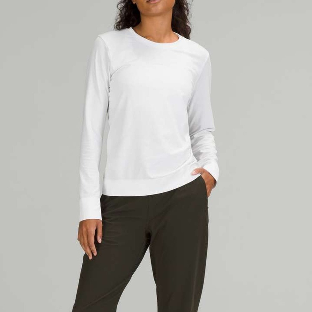 Lululemon | Swiftly Breathe Long Sleeve Athletic Top in White